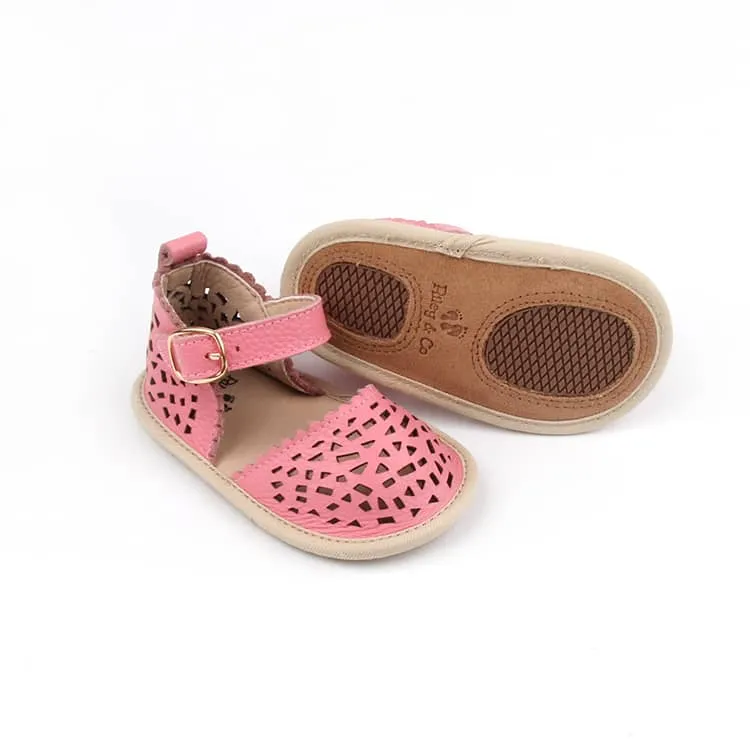 Aaliyah Sandals - Flamingo Pink
