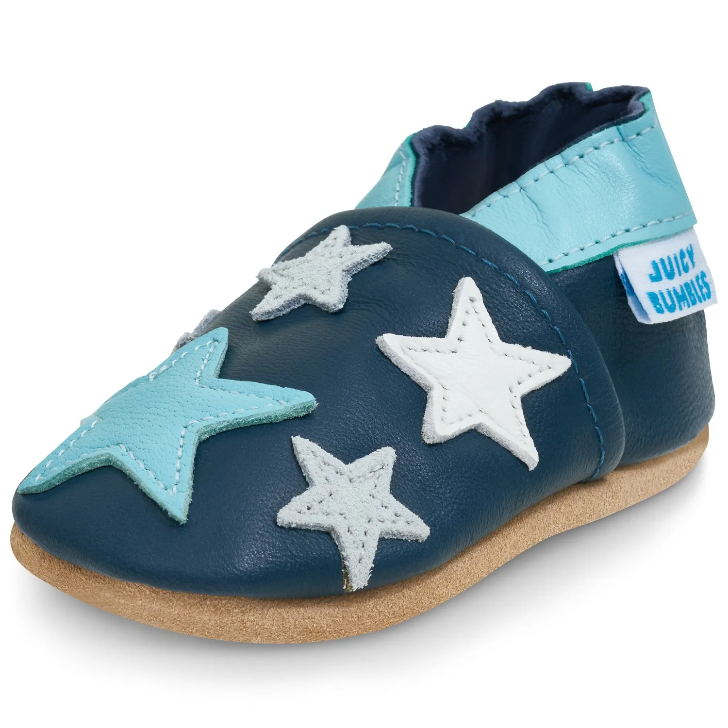 Baby Shoes Blue Stars