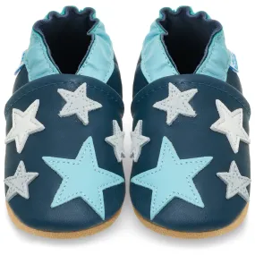 Baby Shoes Blue Stars