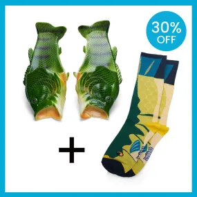 Bass Socks & Sandals Bundle