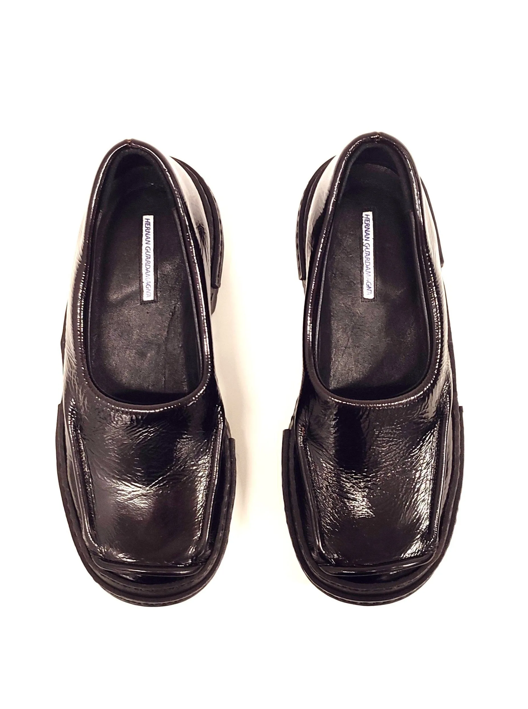 Bordeaux Moccasins in Patent Leather