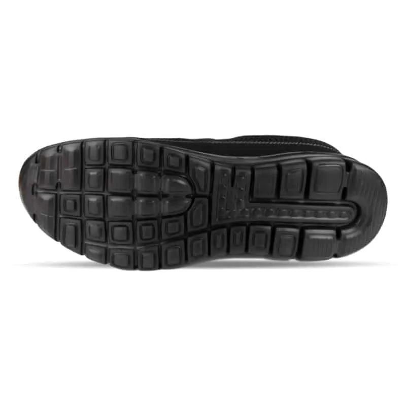 Boys Black Lightweight Memory Foam Trainer