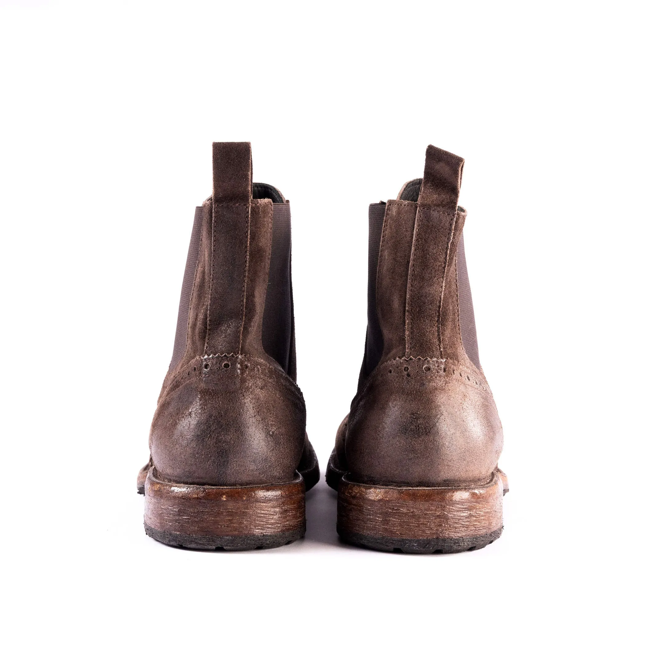 Brogue-Stiefel aus Wildleder - T.Moro