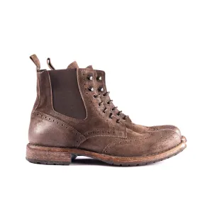 Brogue-Stiefel aus Wildleder - T.Moro