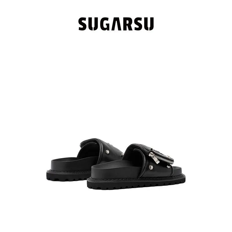 Butterfly Manor Thorns Series Retro Rose Sandals In Black