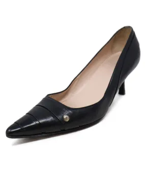 Chanel Black Leather Heels sz 9