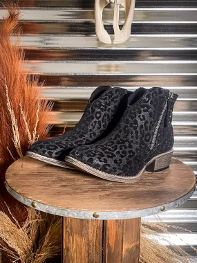 Charming Ankle Bootie in Black Leopard By Very G