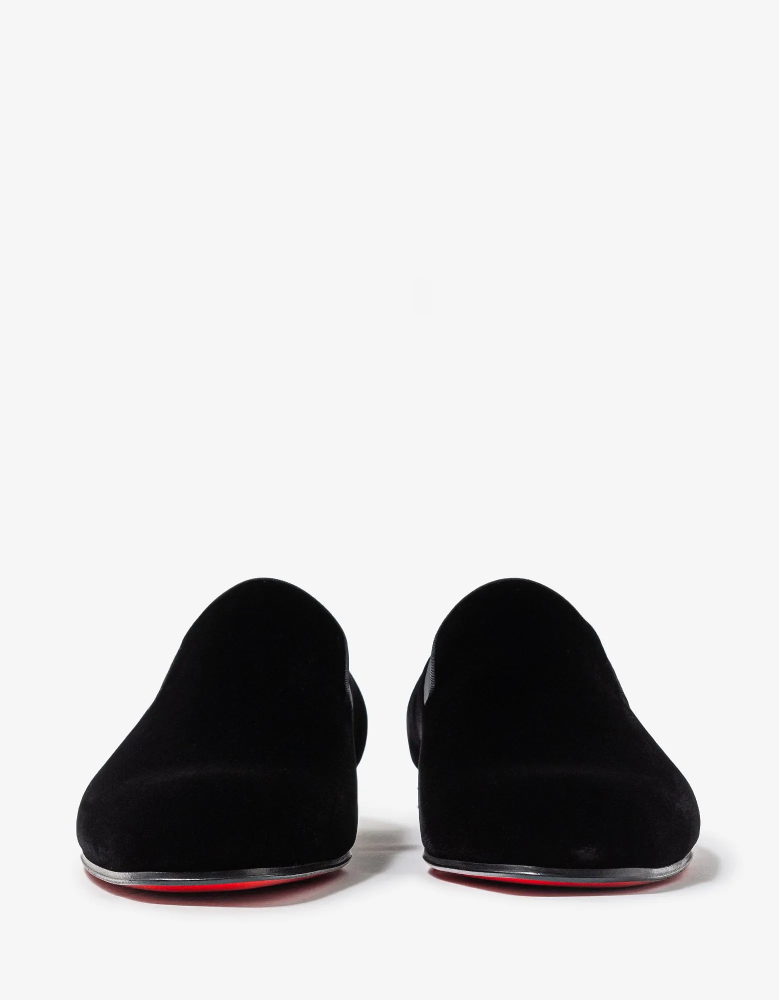 Christian Louboutin Dandyrocks Black Velvet Loafer