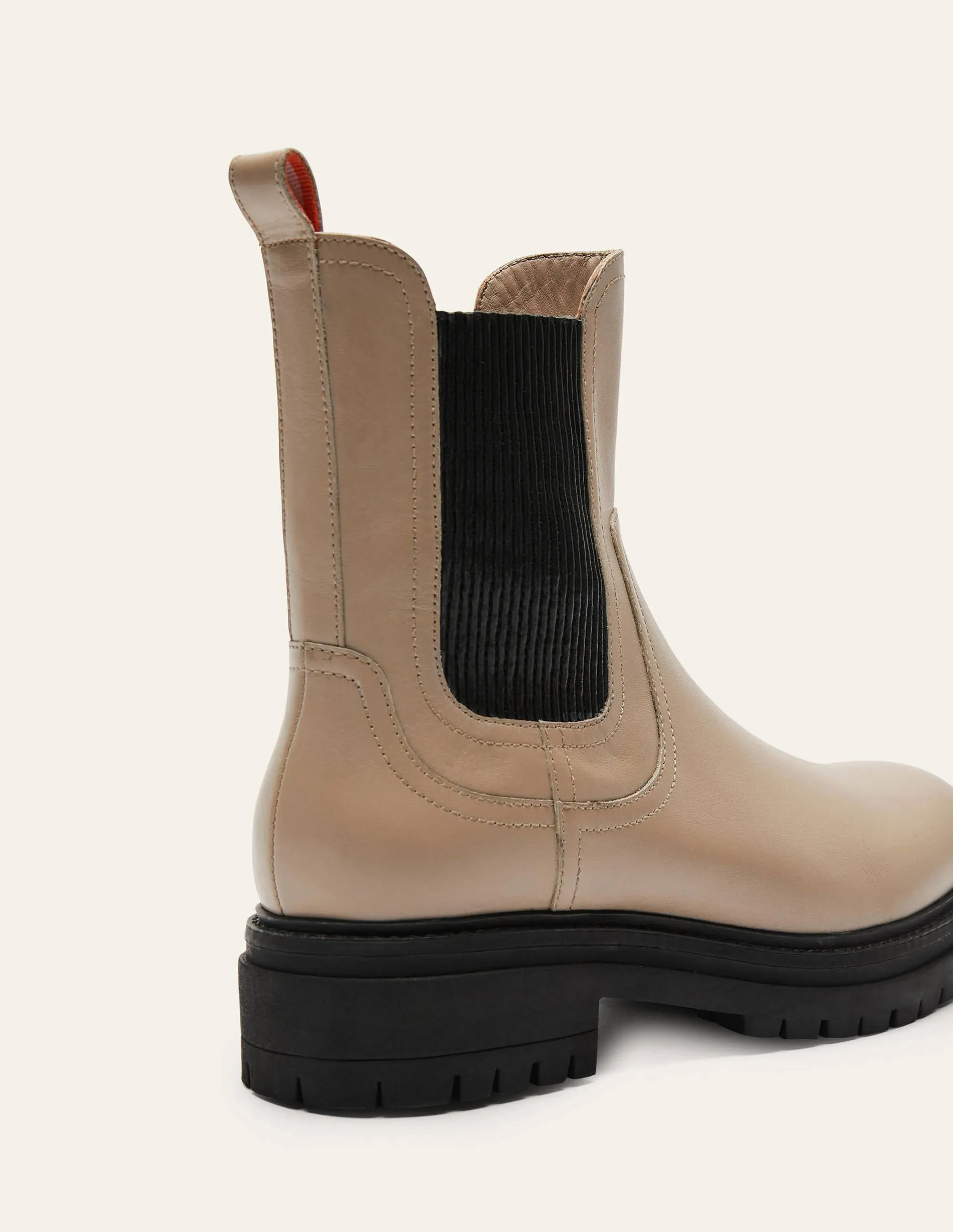 Chunky Chelsea Boots-Irish Cream