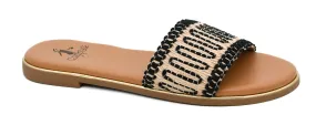 Corky's Black Here For A Good Time Sandals