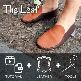 DIY Kit for Leaf Moccasins (in two colors)