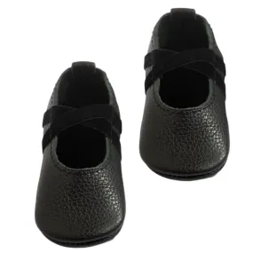 Ebony Ballet Slipper Baby Shoe