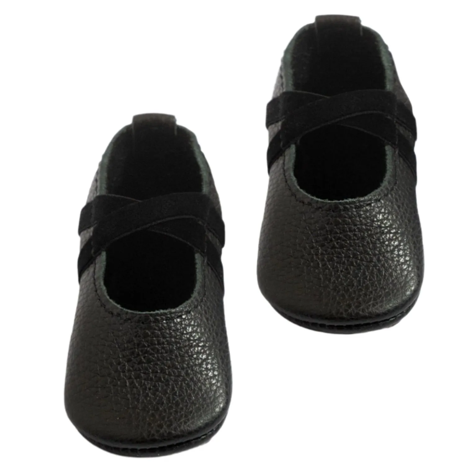 Ebony Ballet Slipper Baby Shoe