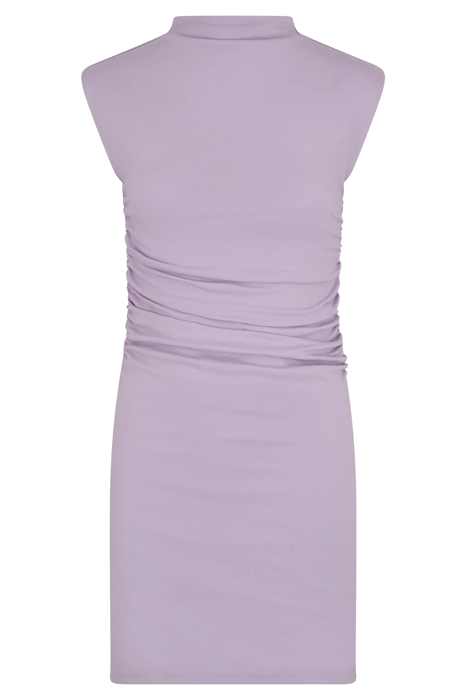 Elliot High Neck Sleeveless Mini Dress - Lilac