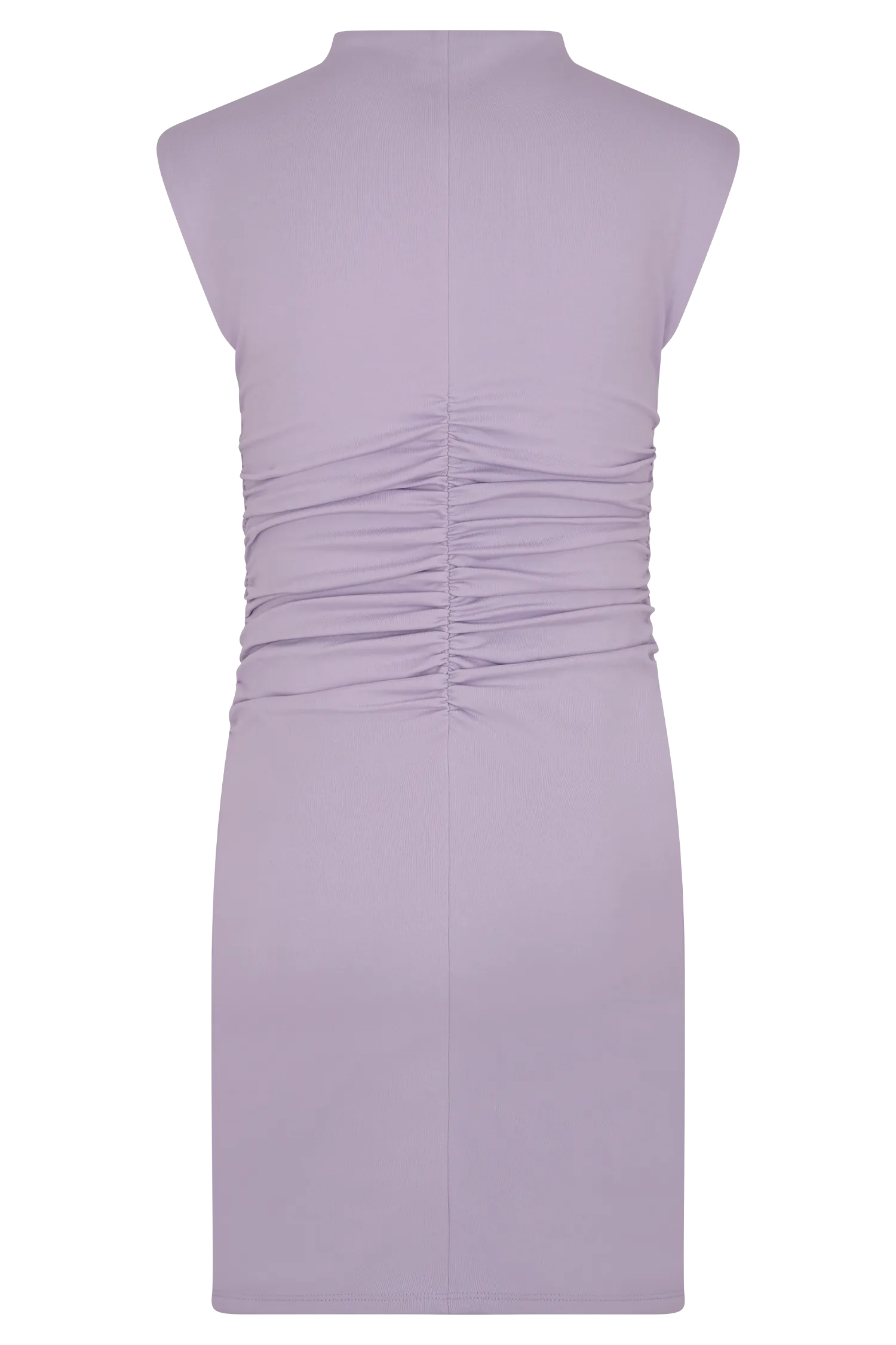 Elliot High Neck Sleeveless Mini Dress - Lilac