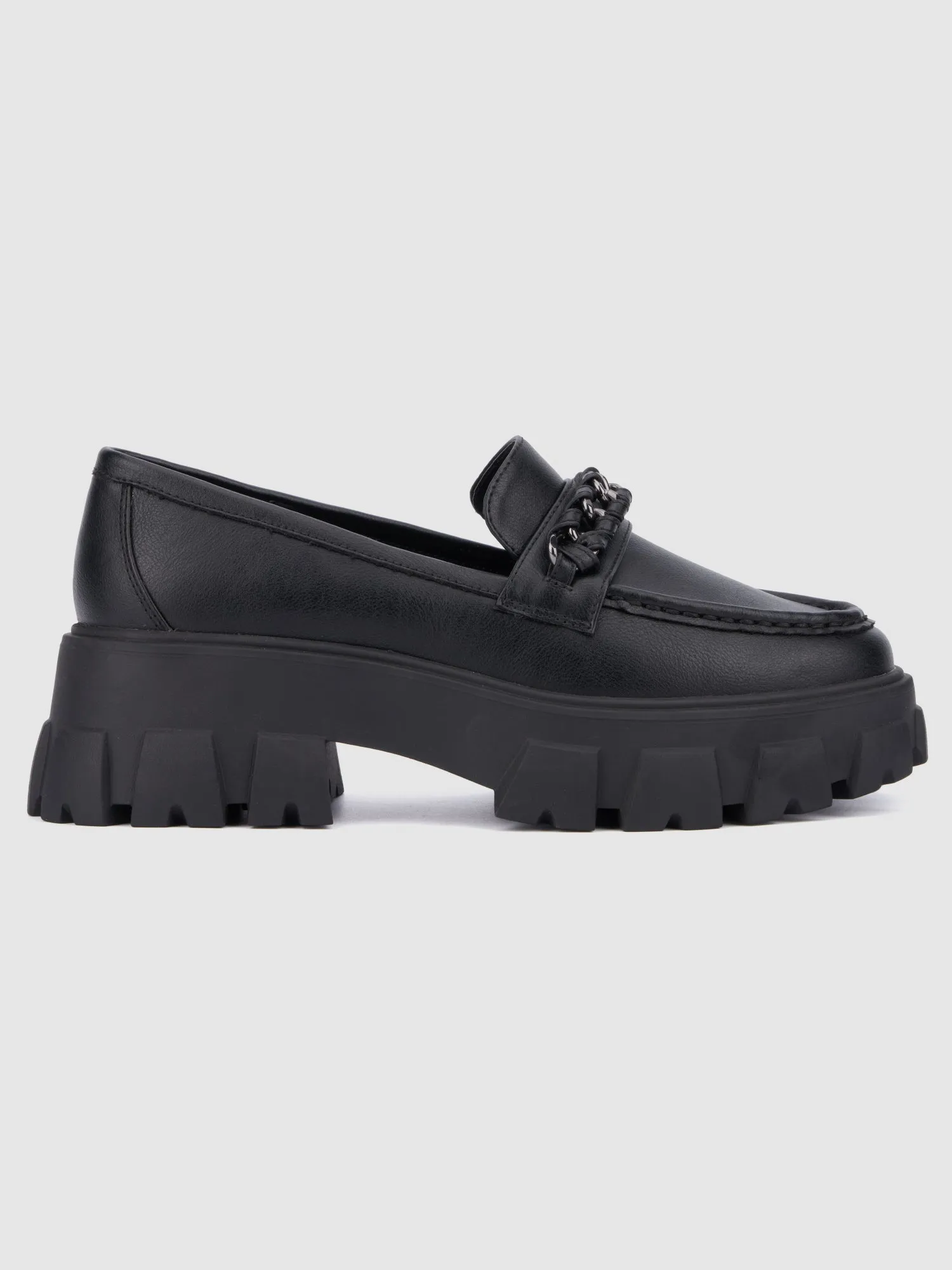 Fashion To Figure - Jazelle Wide Width Lug Sole Loafers