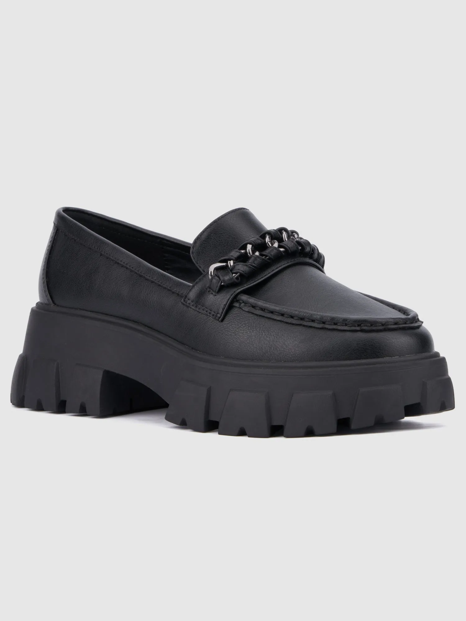 Fashion To Figure - Jazelle Wide Width Lug Sole Loafers
