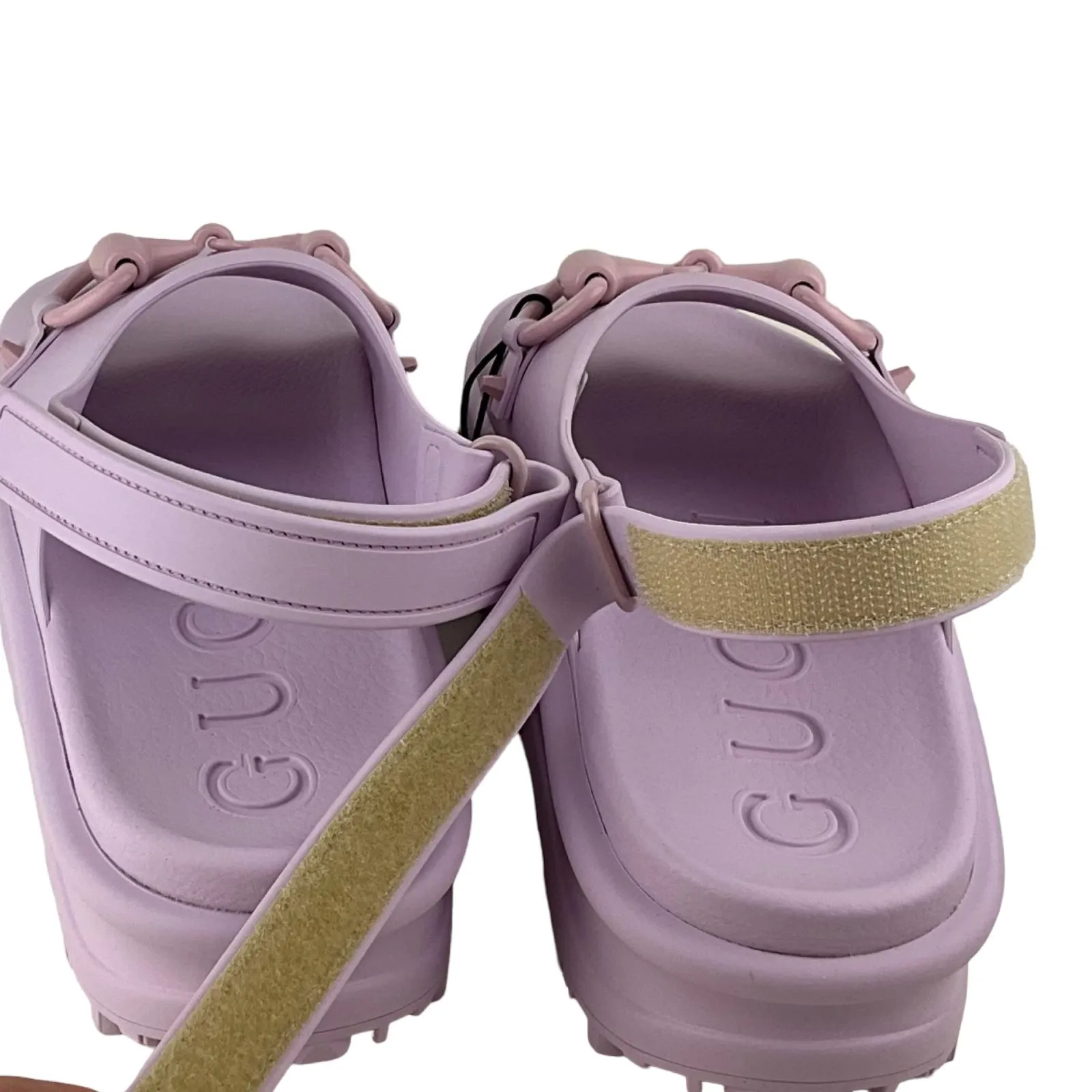Gucci Women's Horsebit Flatform Sandal 'Light Pink' Size 40