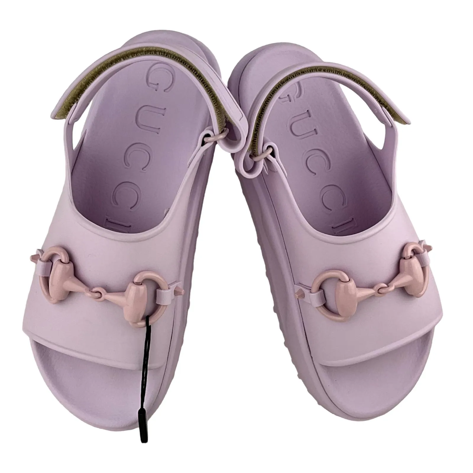 Gucci Women's Horsebit Flatform Sandal 'Light Pink' Size 40