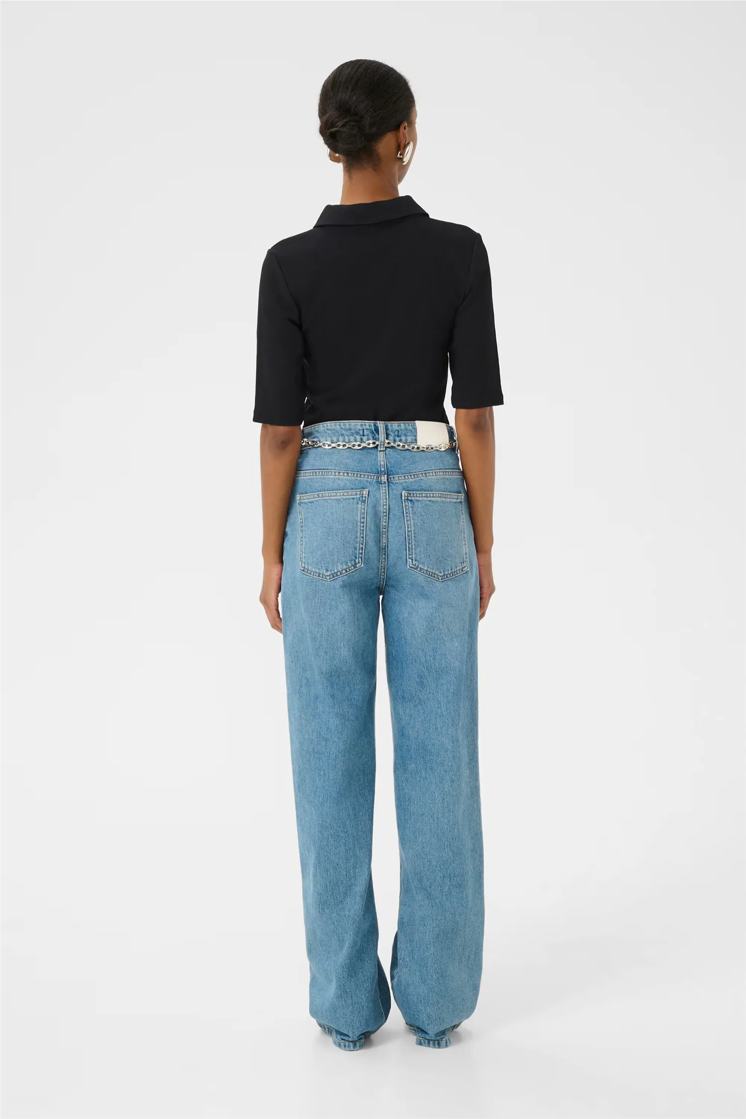 GZdrew polo top Black