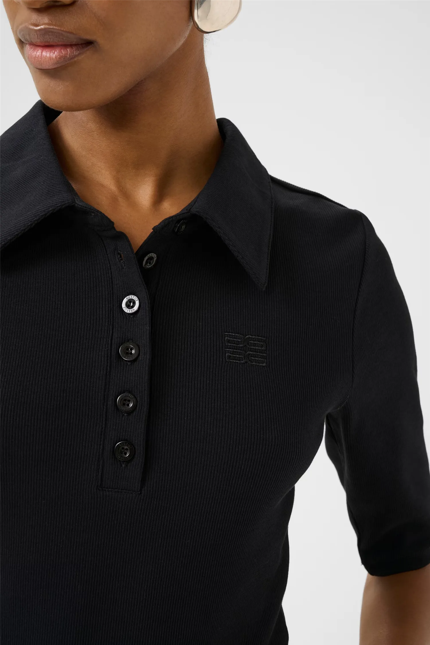 GZdrew polo top Black
