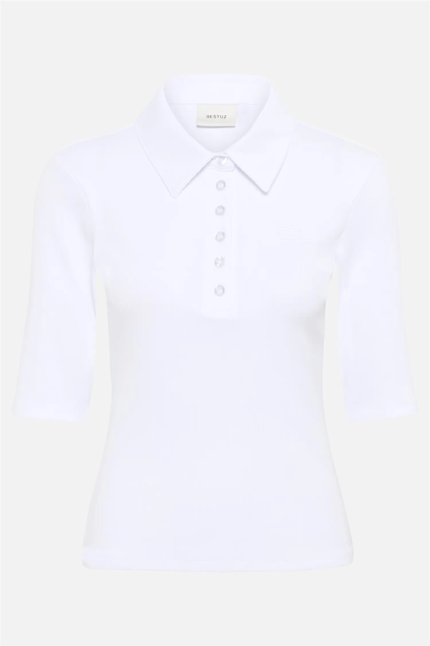 GZdrew polo top Bright White