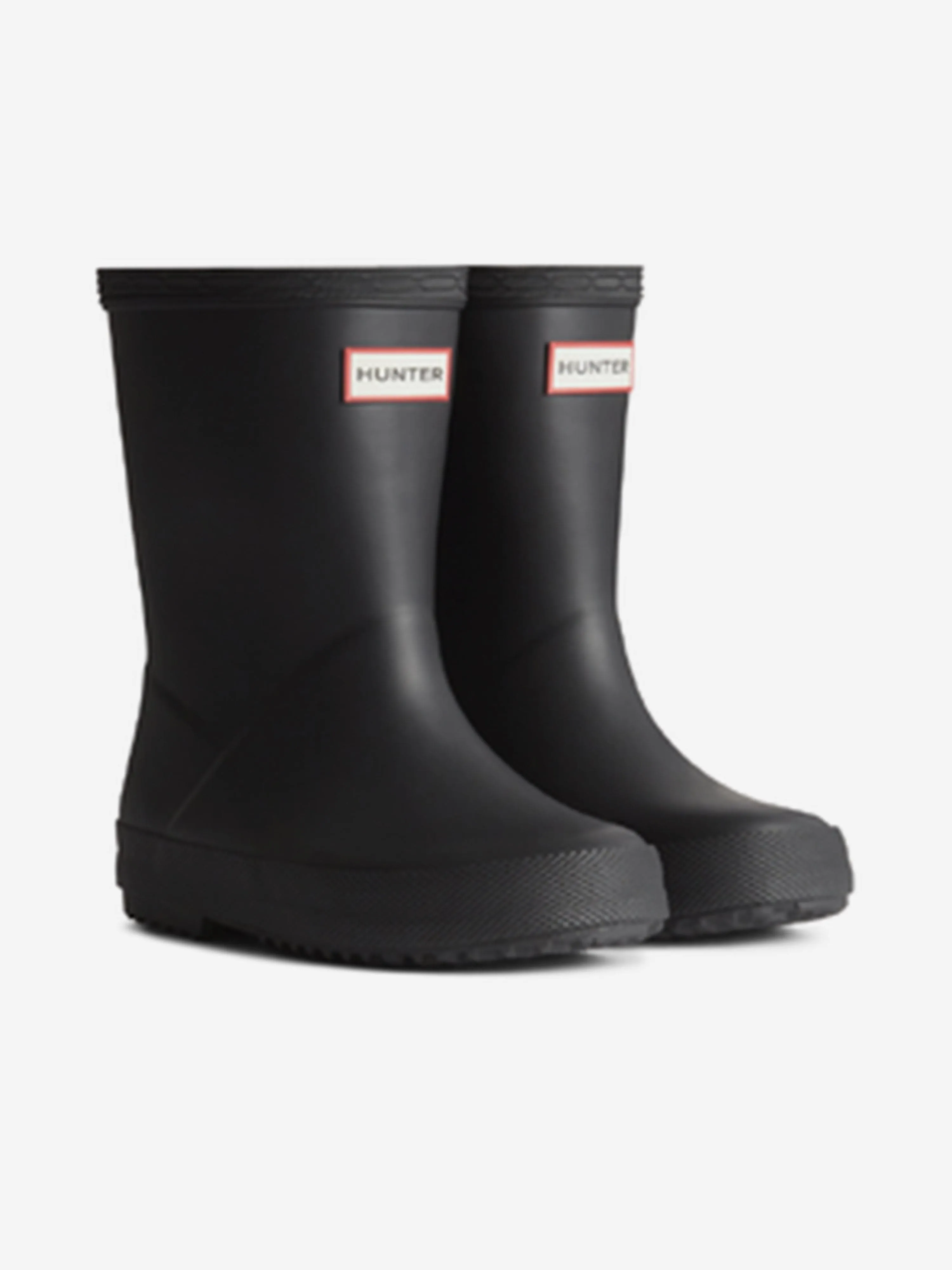 Hunter Kids First Wellington Boots in Black