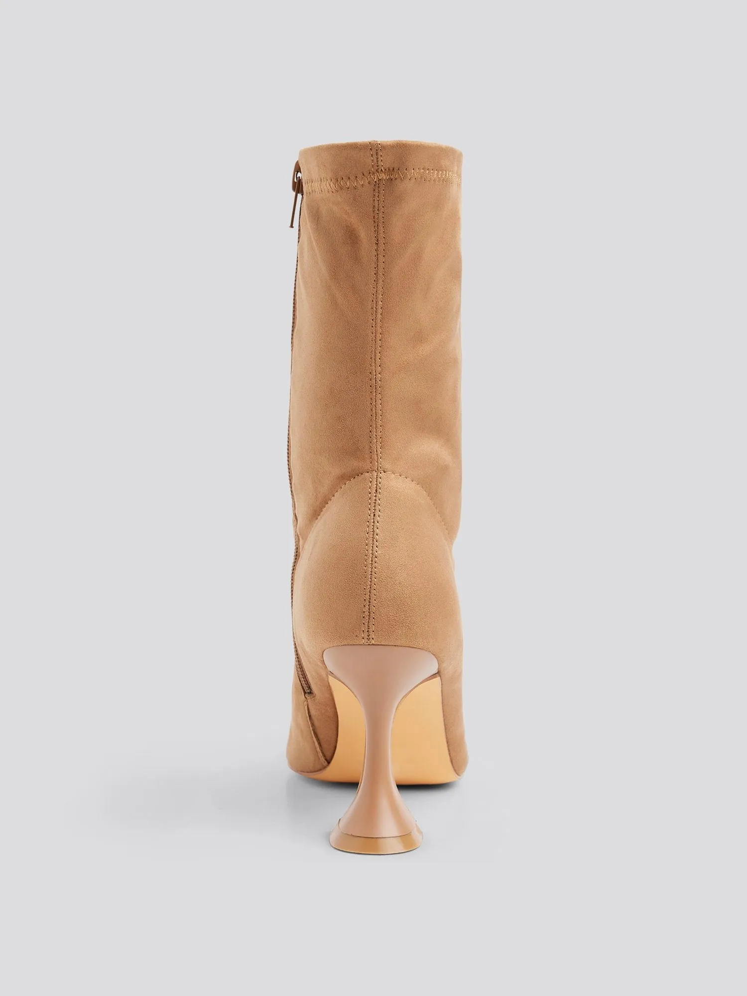 Janell Faux Stretch Suede Mid-Calf Boots