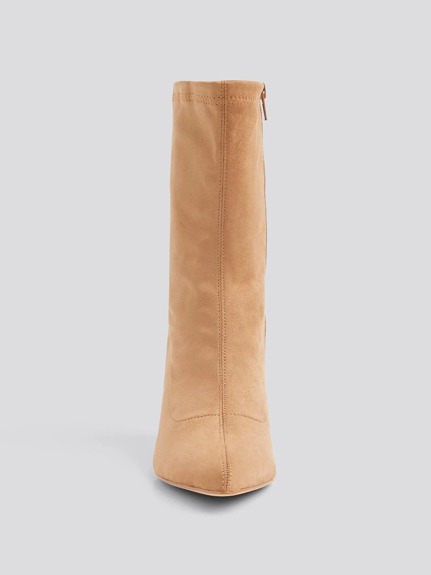 Janell Faux Stretch Suede Mid-Calf Boots