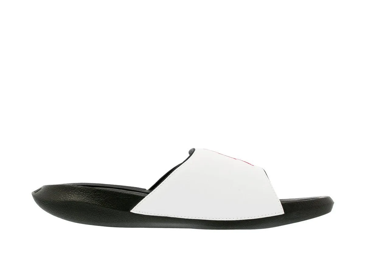 jordan hydro 6 retro black white red slide
