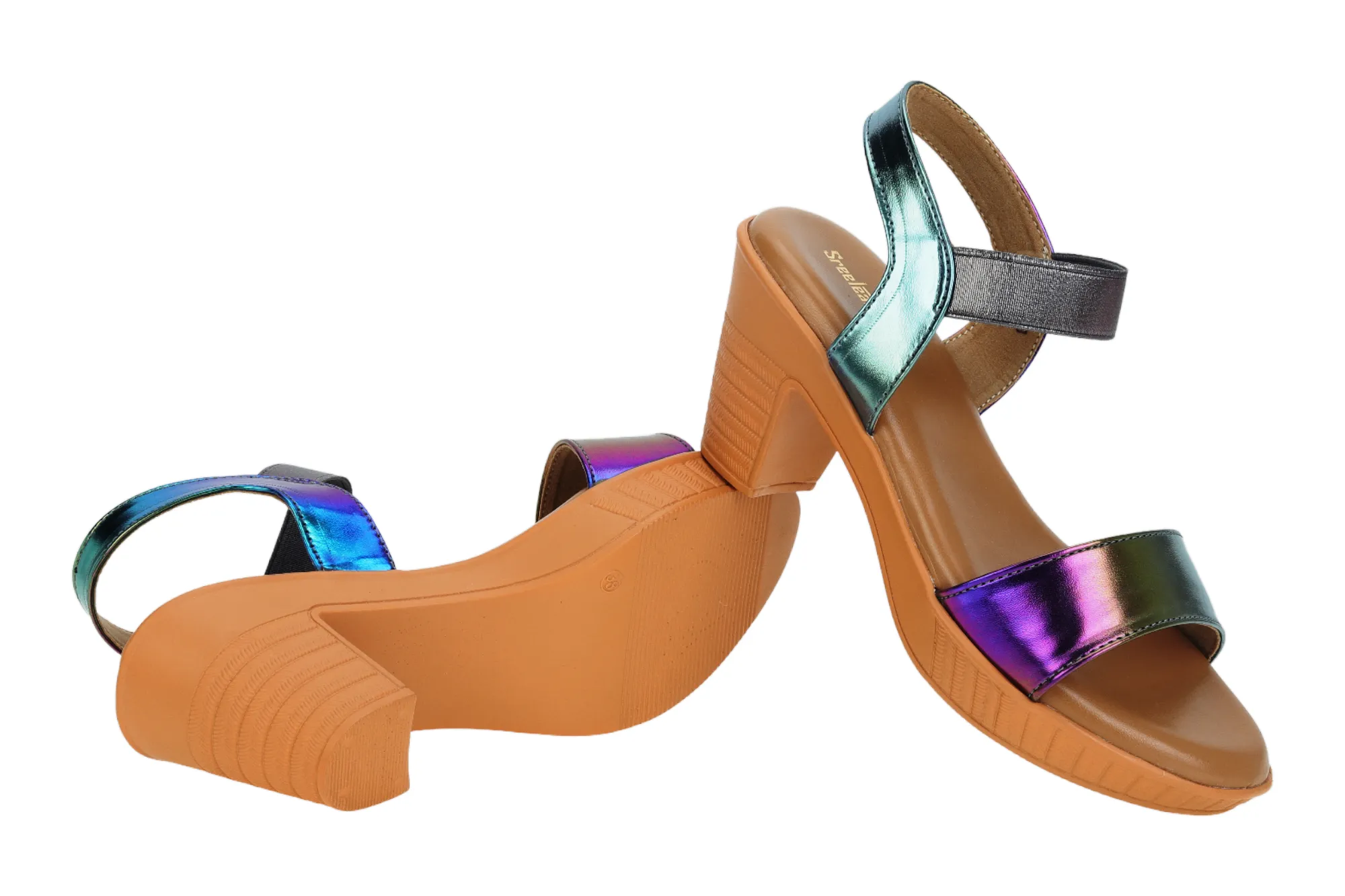 Ladies heel sandal 95103