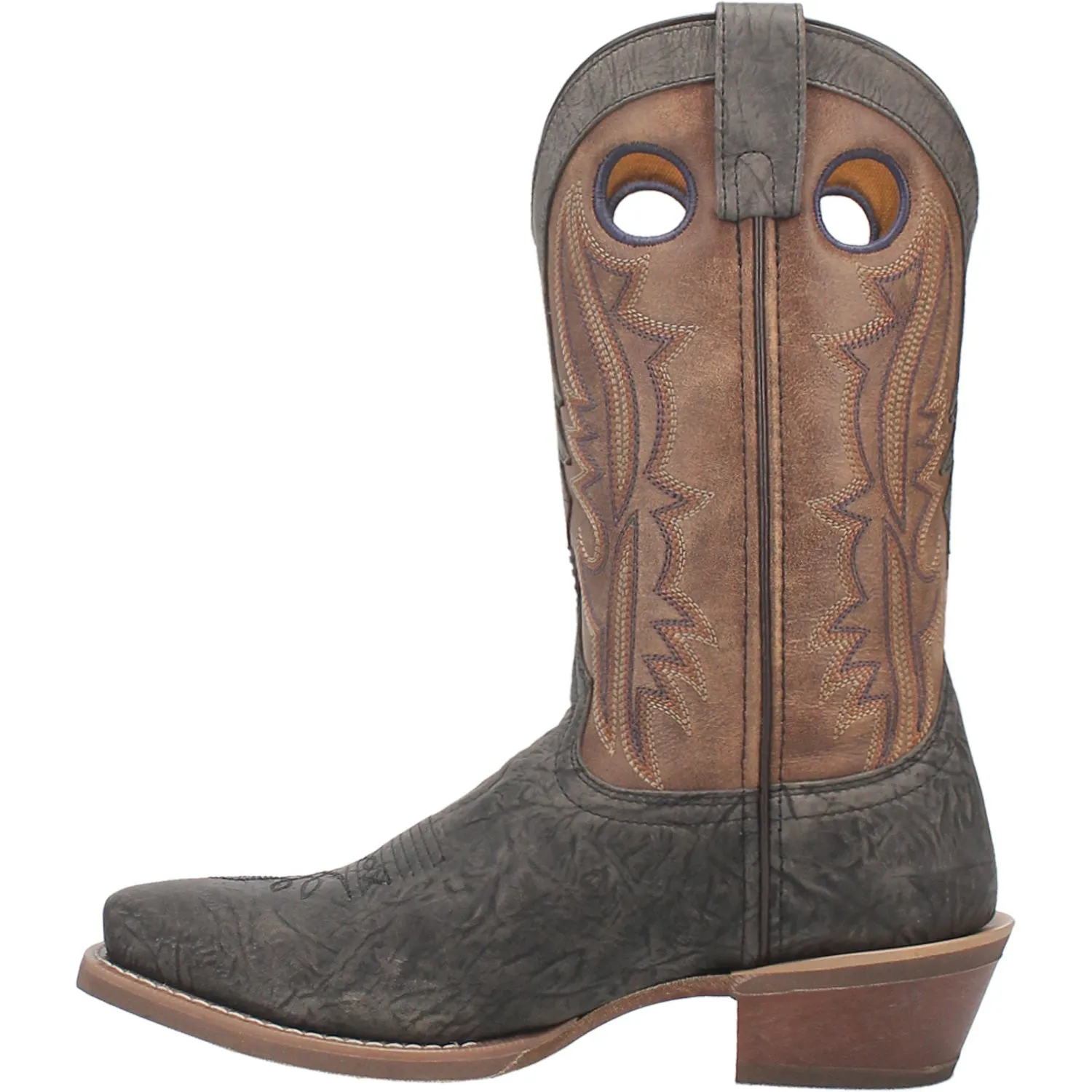 Laredo Mens Walker Grey Leather Western Work Boots 10.5 D