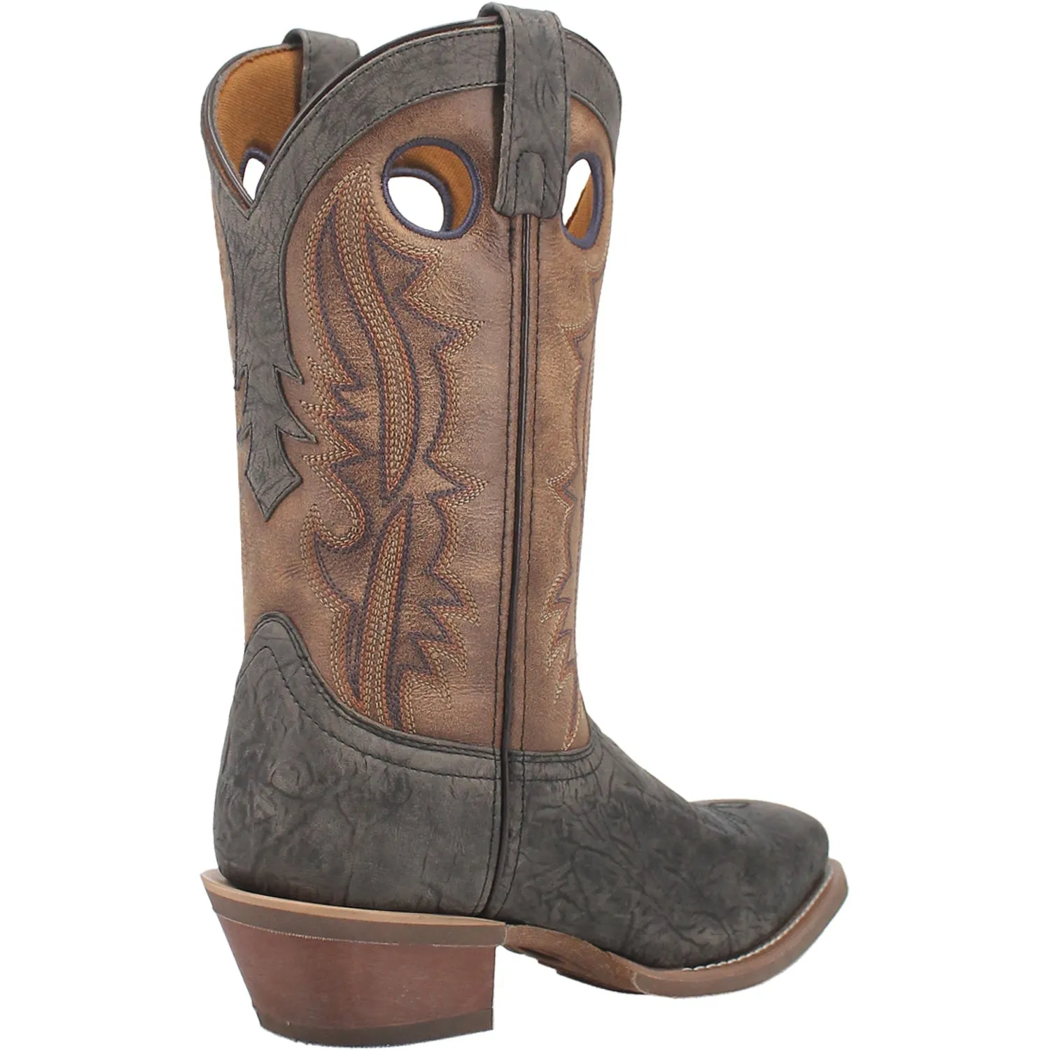 Laredo Mens Walker Grey Leather Western Work Boots 10.5 D
