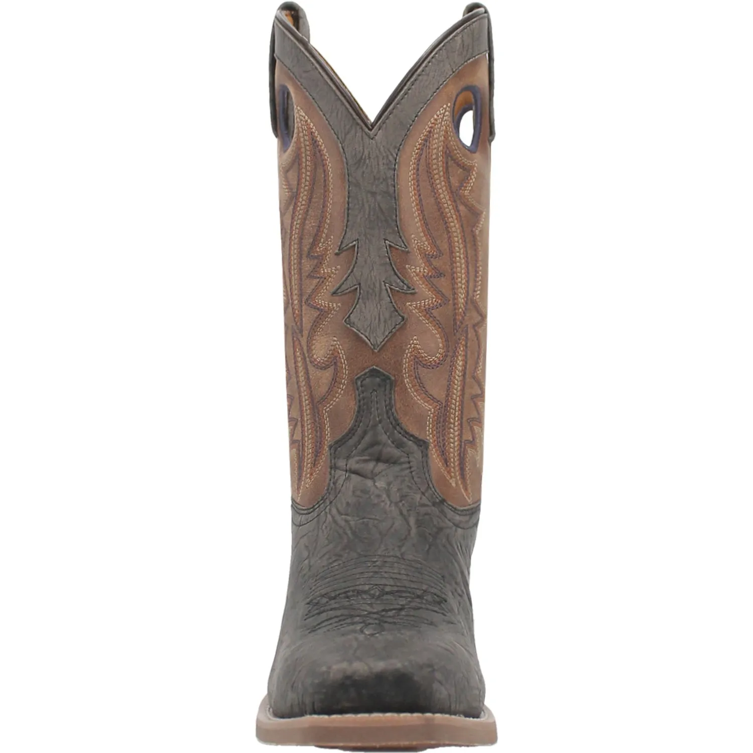 Laredo Mens Walker Grey Leather Western Work Boots 10.5 D