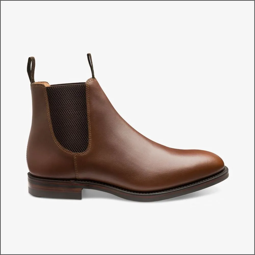 Loake Chatsworth Brown Waxy Rubber Sole@