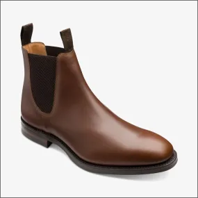 Loake Chatsworth Brown Waxy Rubber Sole@