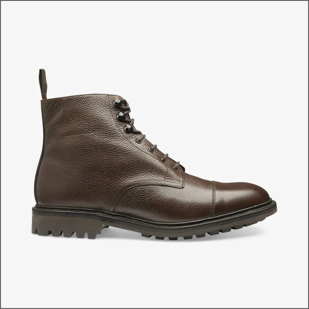 Loake Sedbergh Dark Brown Grain boot@