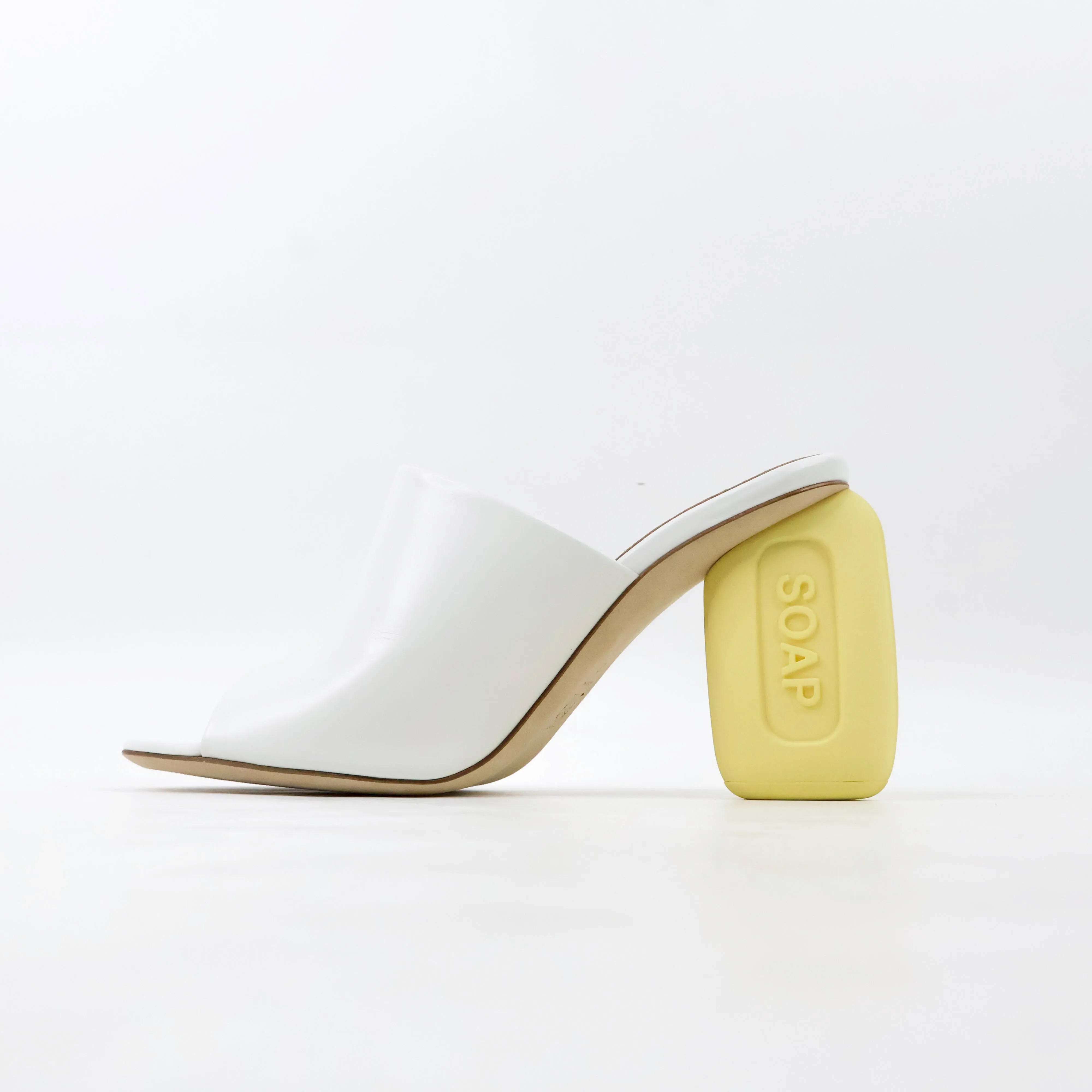 Loewe Heels Mule Soap White 40