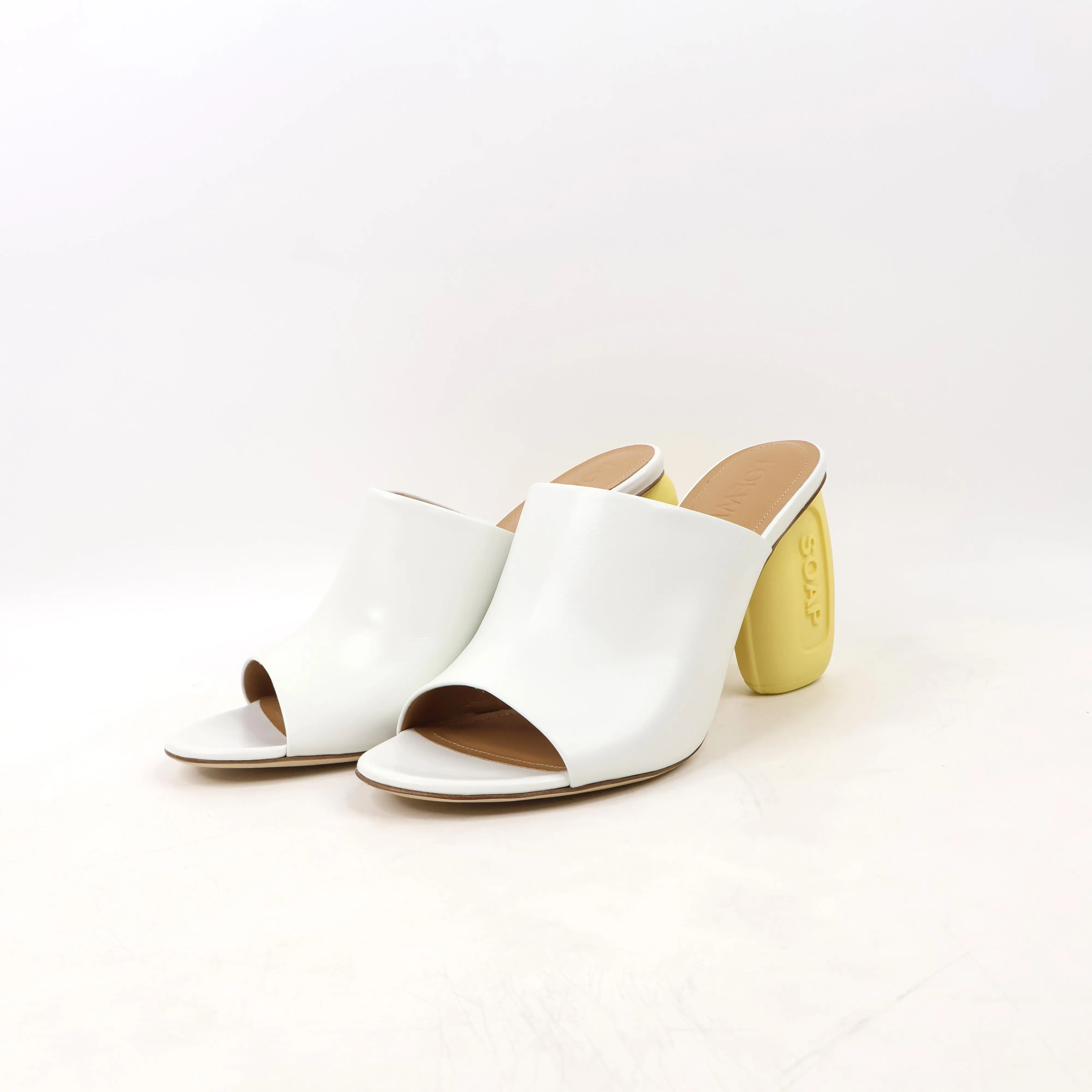 Loewe Heels Mule Soap White 40