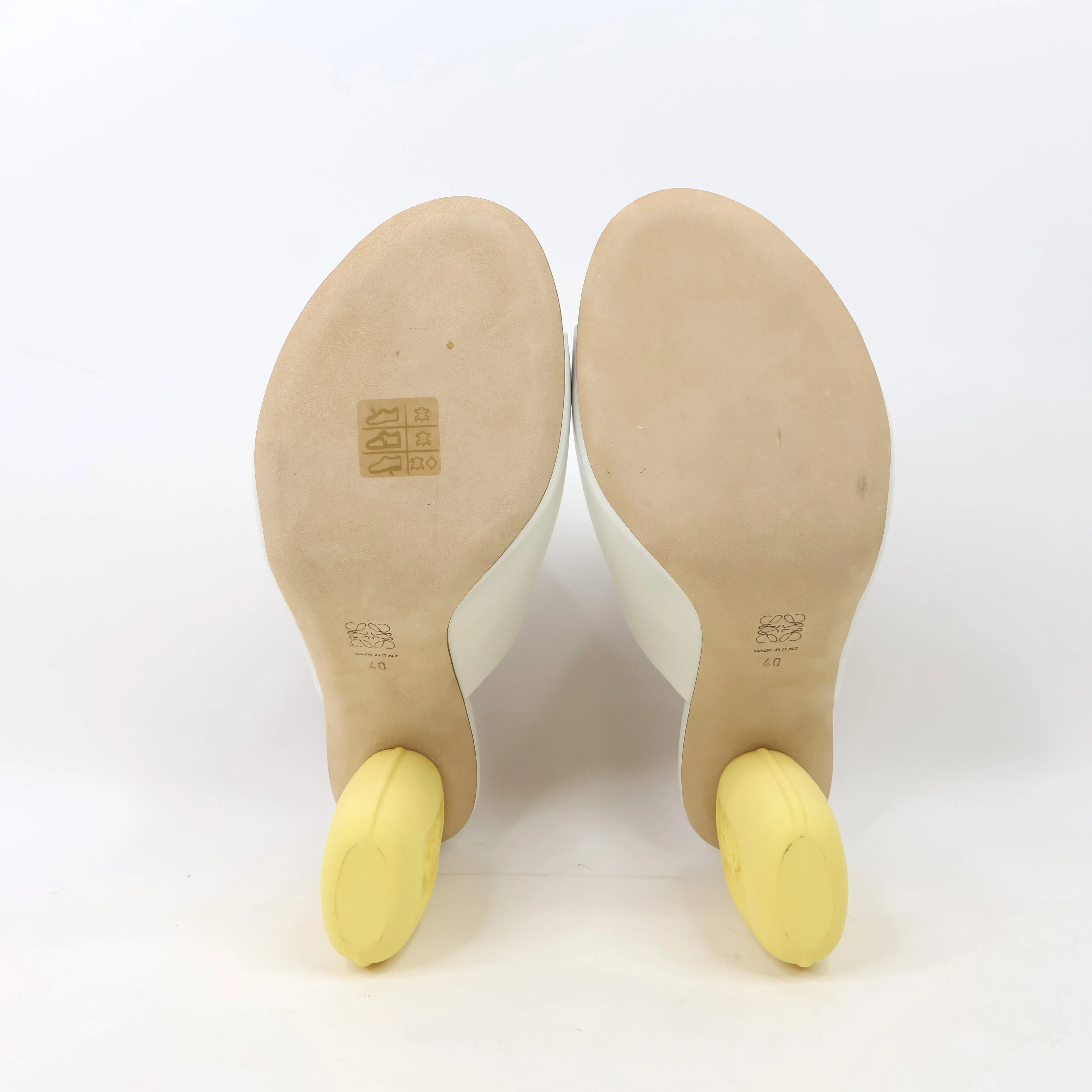 Loewe Heels Mule Soap White 40