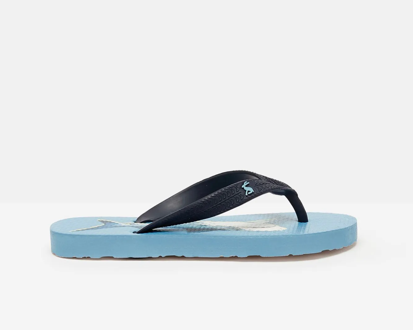 Mid Blue Shark Junior Flip Flop - Select Size