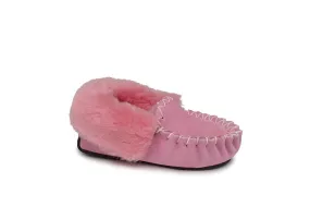 MOCCASINS Child Pink Slippers