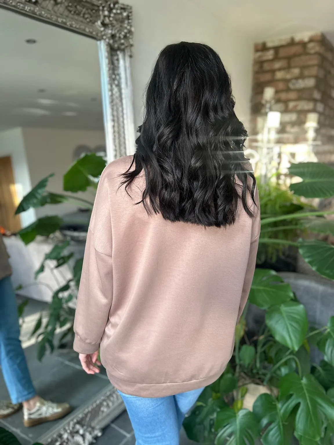 Mocha Comfort Sweatshirt Ella
