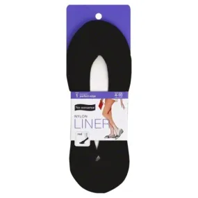 NO NONSENSE - Shoe Liner Perfect Edge Black - 1 Pair