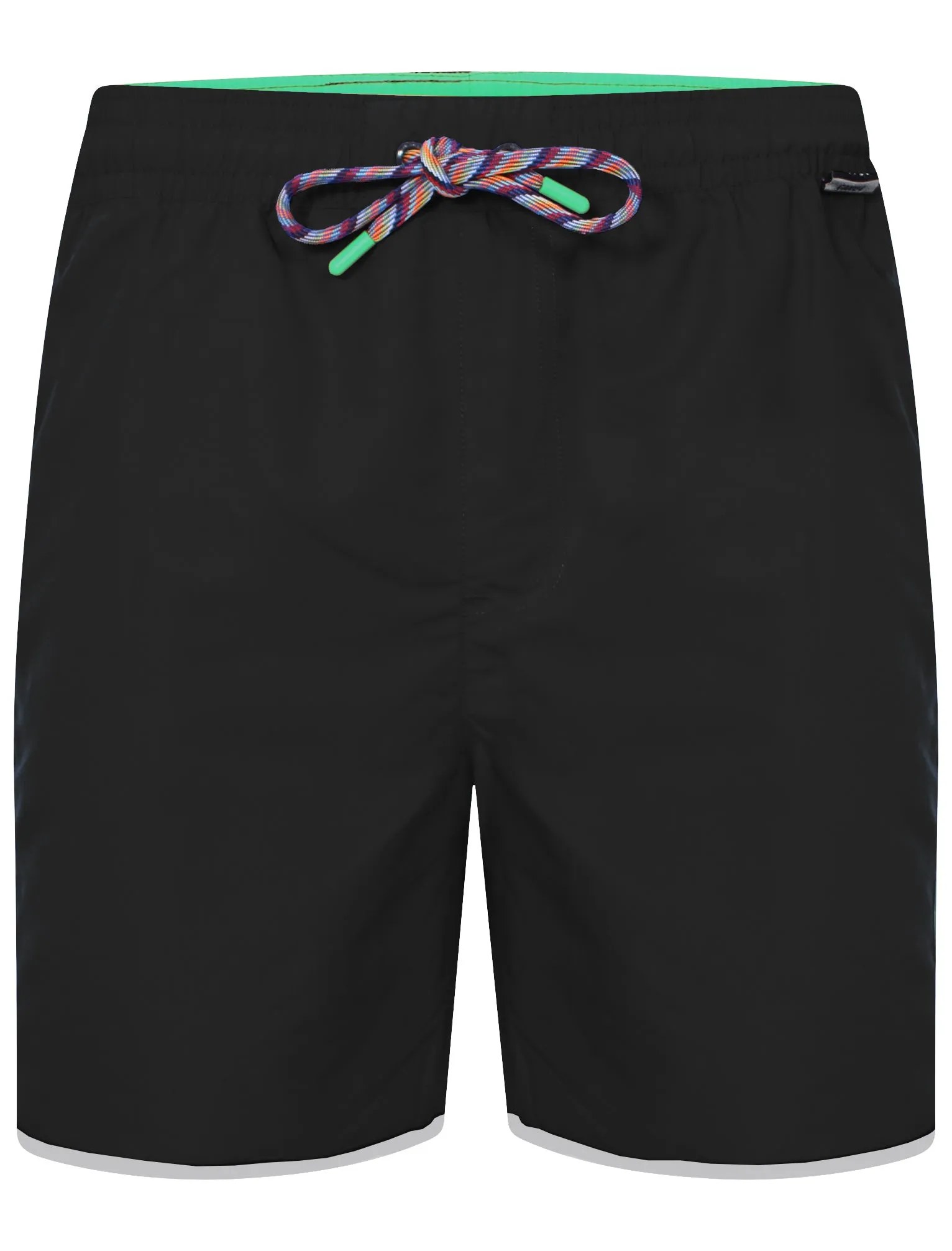 Portola Swim Shorts with Free Matching Flip Flops in Black - Tokyo Laundry