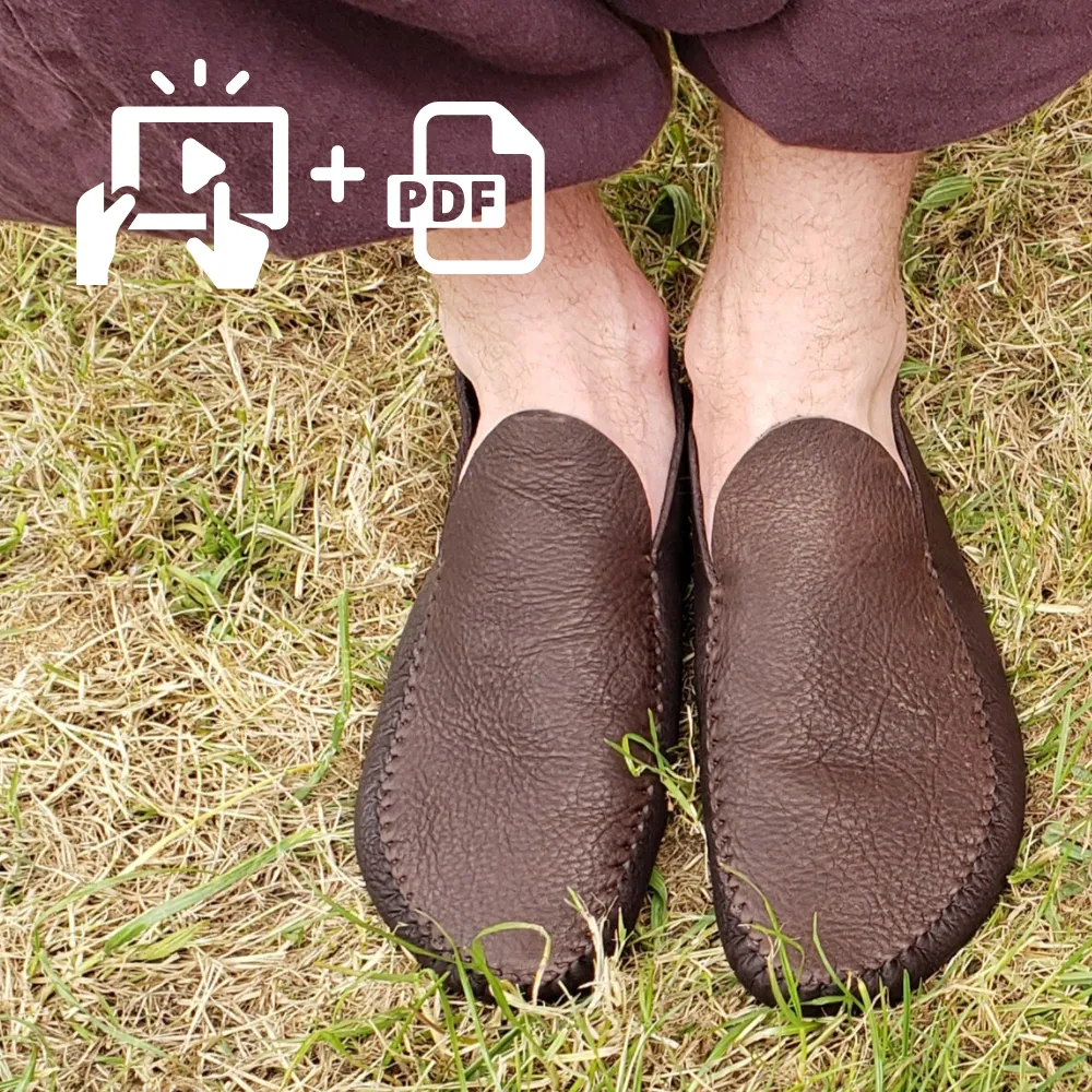"Leaf" Moccasins Video   PDF Tutorial with Printable Patterns