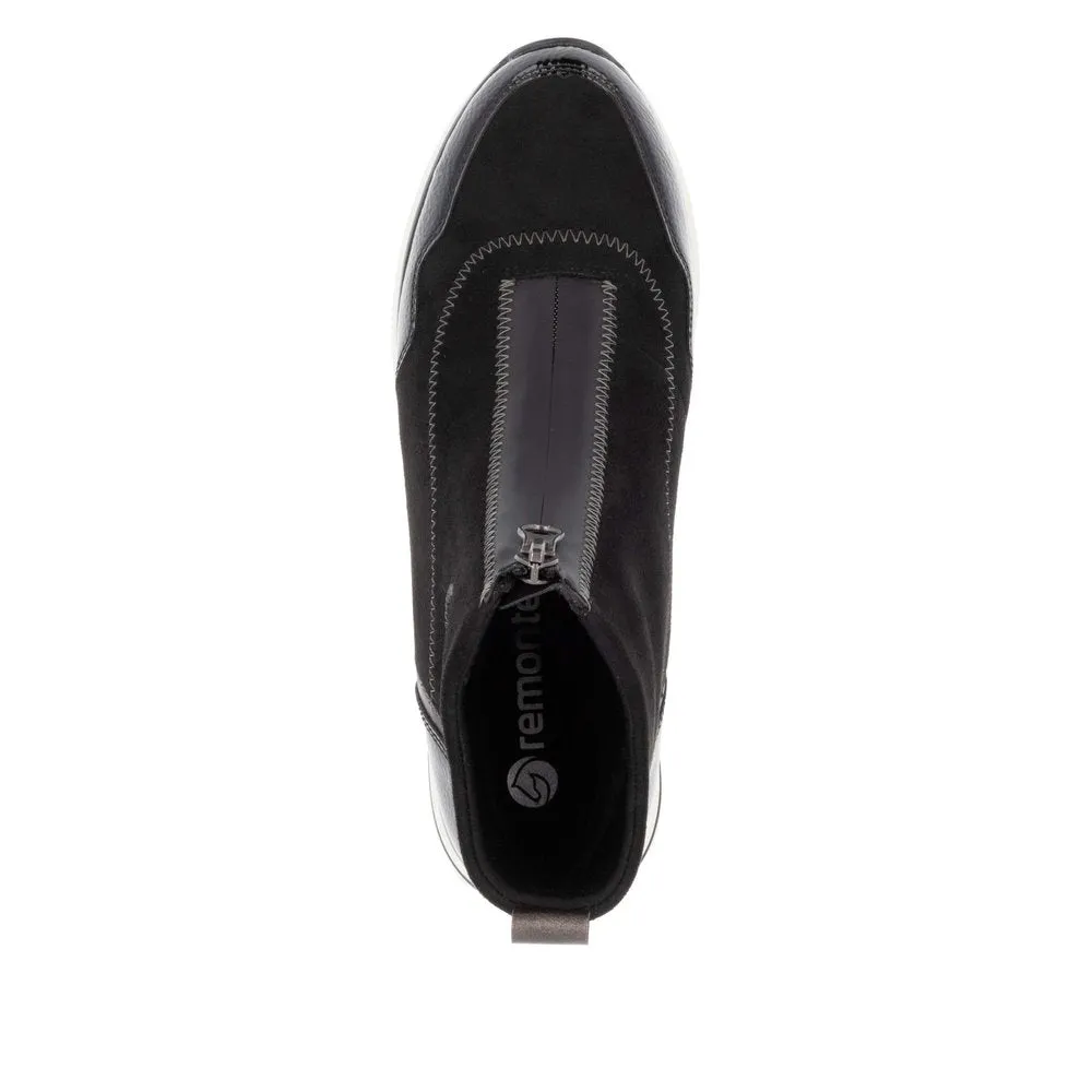 Remonte Ladies Zip Up Front Sneaker Boot