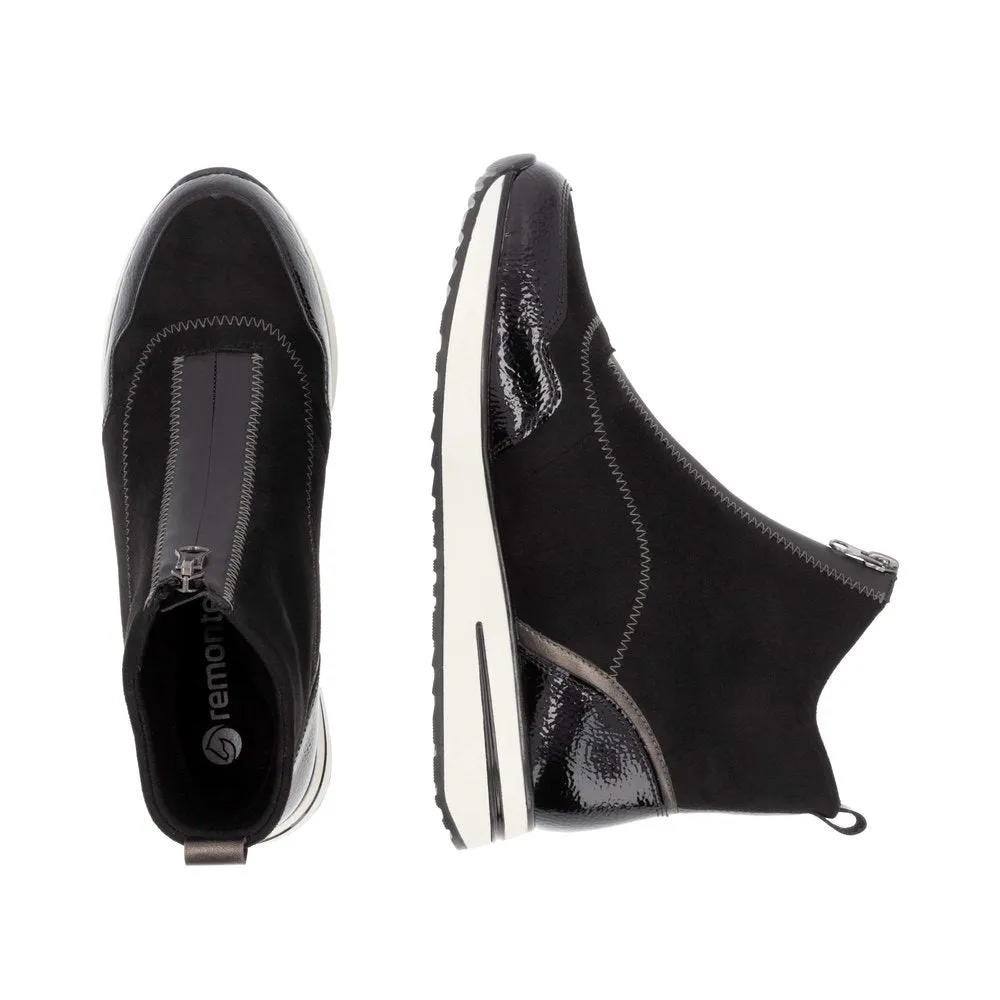 Remonte Ladies Zip Up Front Sneaker Boot