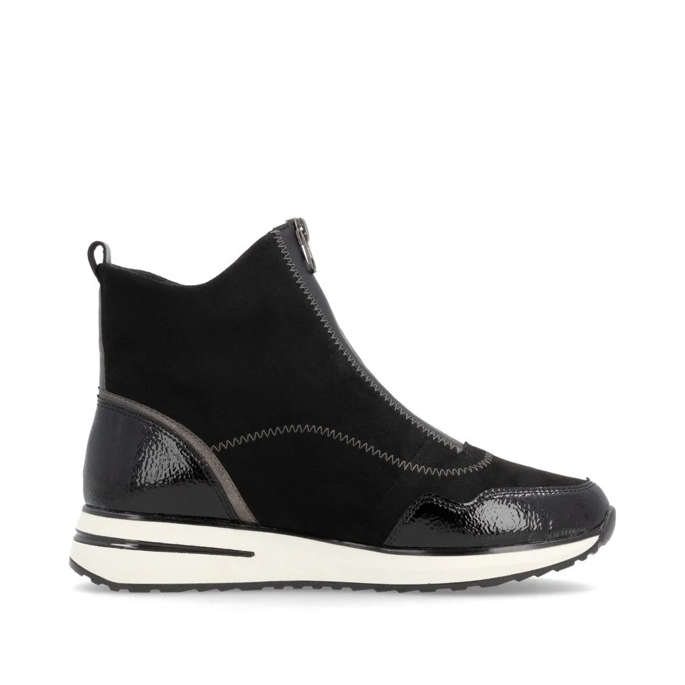 Remonte Ladies Zip Up Front Sneaker Boot