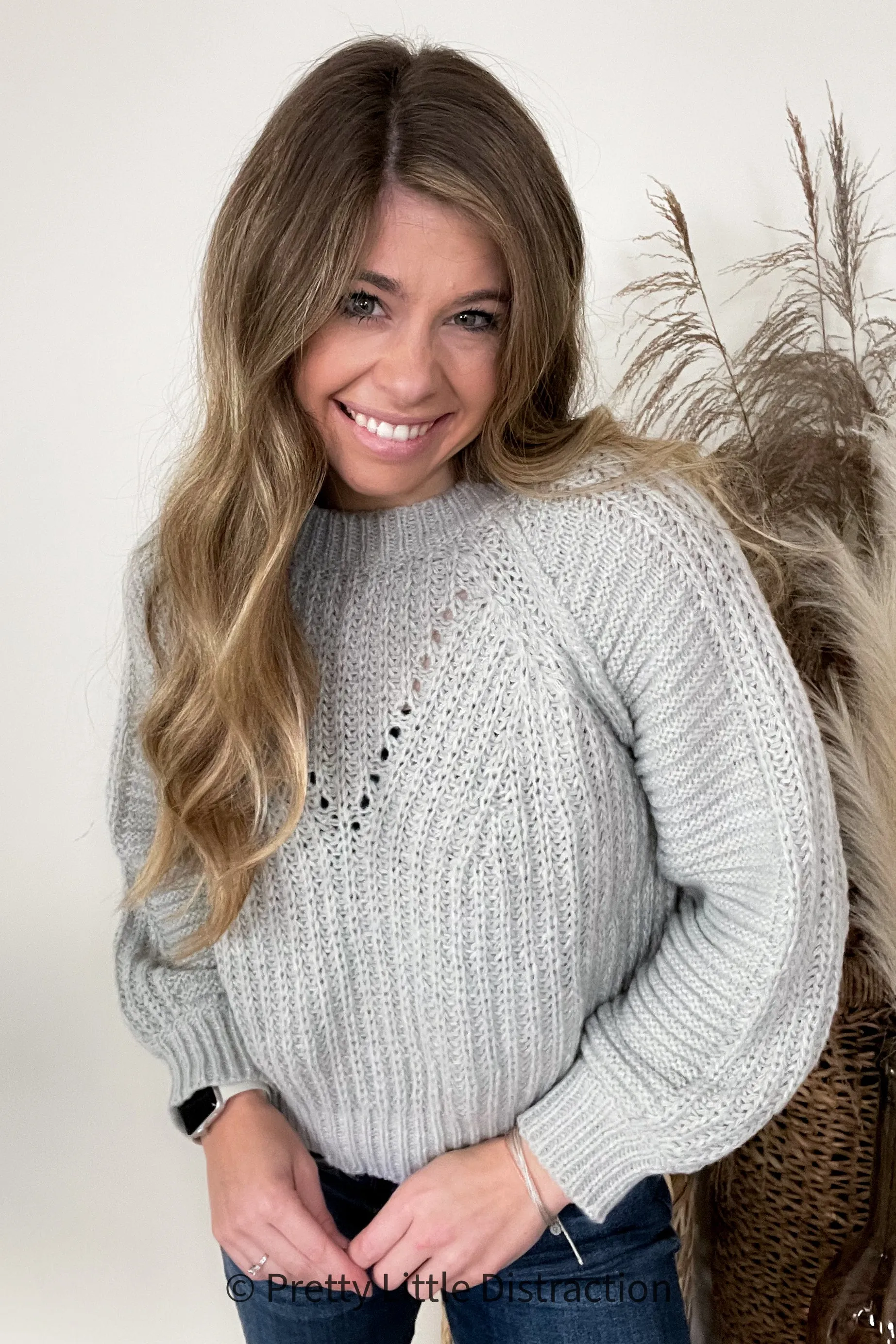 Roll on By Balloon Sleeve Sweater